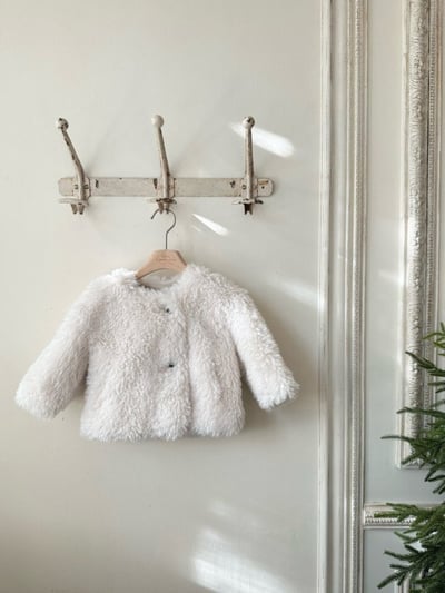 MONBEBE50｜(1y-8y-mom) 奶油厚刷毛外套13