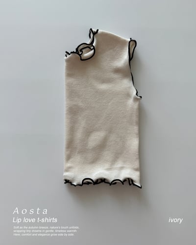 AOSTA47｜(6m-5y) 4款羅紋木耳邊無袖上衣8