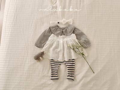 Valubebe62｜(65-90) 刺繡小花洋裝14