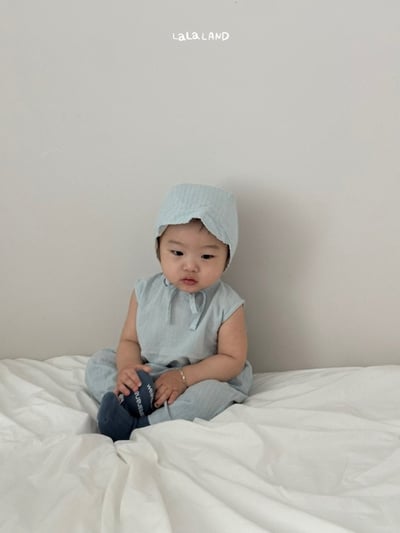 lala land32｜(3m-18m) 2色壓紋無袖背心13