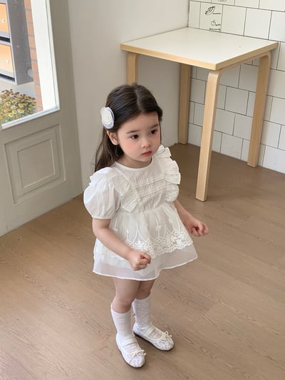 JE37｜(66-90cm) 蕾絲花邊包屁衣14