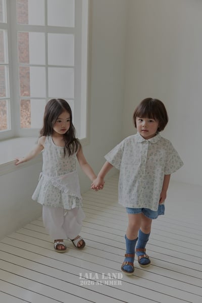 lala land48｜(75-120cm) 2色格紋/印花襯衫16