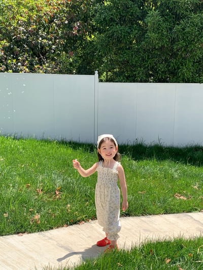 JE51｜(73-120cm) 碎花吊帶連身褲4