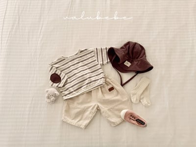 Valubebe78｜(65-90) 補丁條紋/點點上衣14