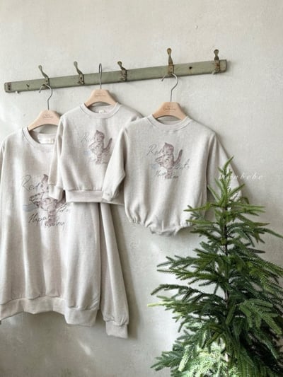 MONBEBE42｜(mom) 法式小貓印花上衣3