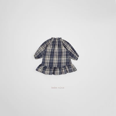 bebe nine42 (65cm-115cm) 2色荷葉裙擺洋裝12