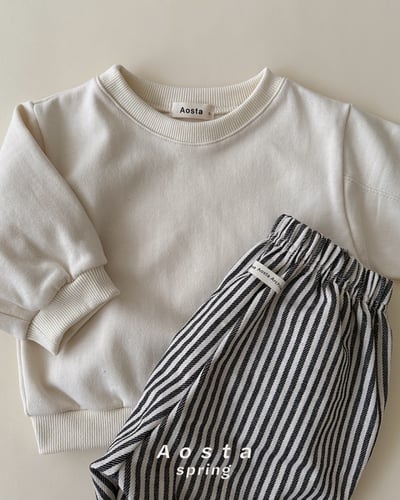 AOSTA17｜(6m-5y) 線條直筒長褲25