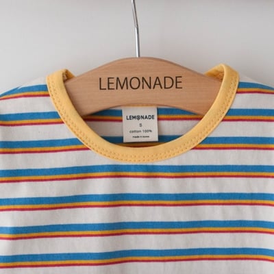 LEMONADE11｜(55cm-85cm) 2色撞色條紋上衣9