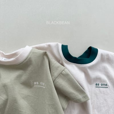 BEAN32｜(84-120cm)  領口拼色上衣2