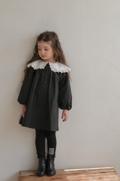 FLO30｜(75-135cm) 2色雪花翻領洋裝19