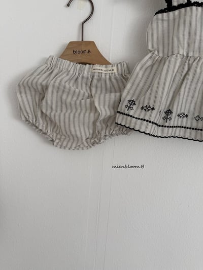 Bloom.b40｜(0m-18m) 線條燈籠包屁褲6