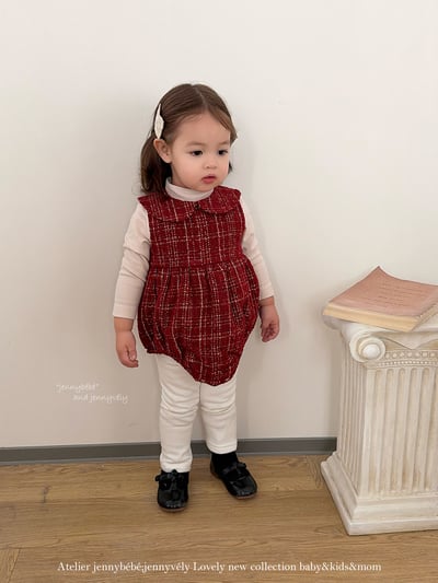 JE 422｜(100-110cm)  白素色打底褲（含襪套）9