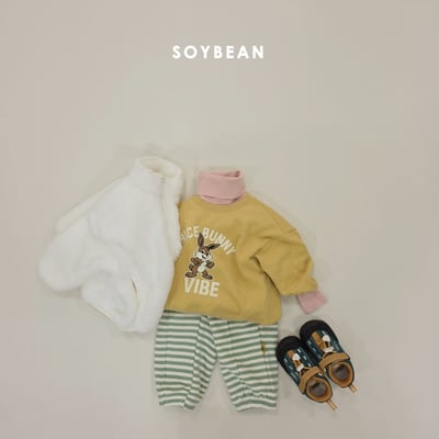 Soybean87｜(75cm-118cm) 素面高領上衣13