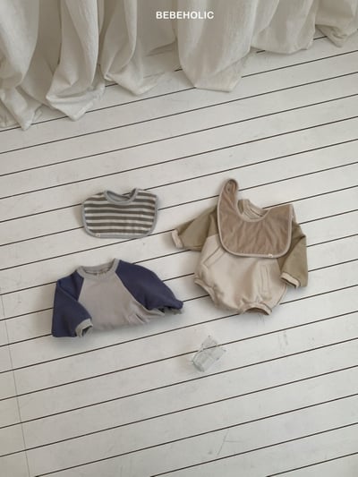 Bebe holic58｜(3m-18m) 撞色口袋包屁衣11