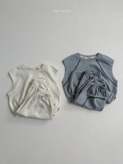 MiniRobe06｜(70-110) 素面圓弧壓線縮口褲10