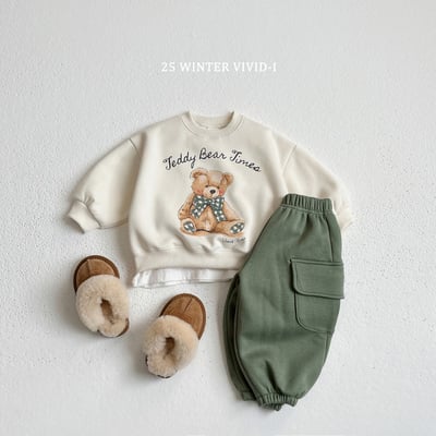 vivid08｜(78cm-125cm) 素面工作口袋縮口褲6