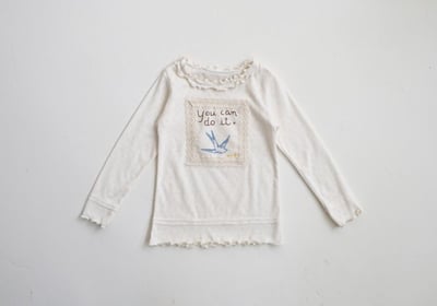 FLO35｜(75-140) 3色法式花布木耳邊上衣21