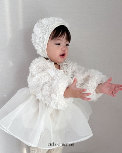 Cieldemaman20｜(3M~15M)  氣質雲朵洋裝含帽子19