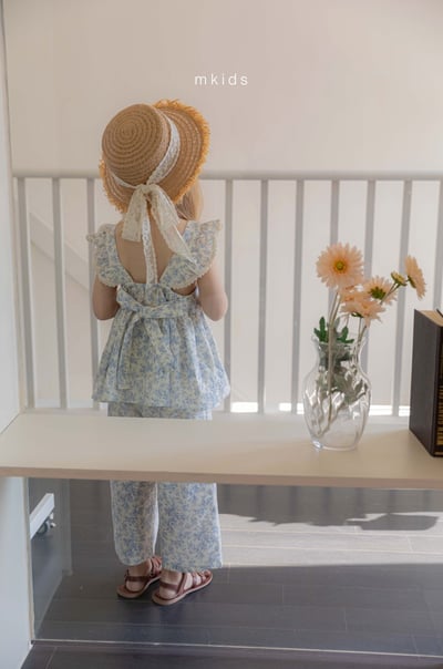 M-KIDS16｜(65-115cm) 摺邊綁帶套裝17