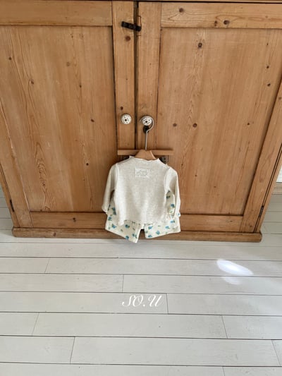 S0.U13｜(12m-M)  素色木耳邊上衣11