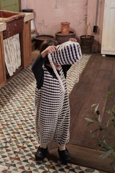 onu 14｜(70cm-115cm) 絨毛條紋連身褲25