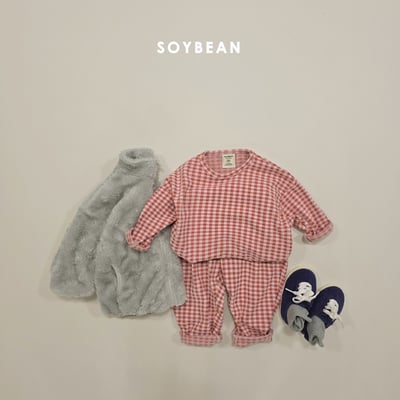Soybean02｜(75cm-118cm) 格紋家居套裝10
