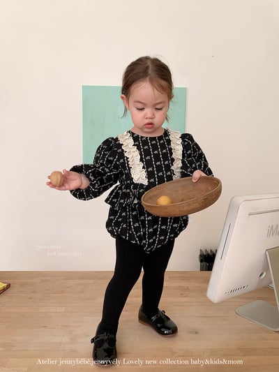 JE627｜(66cm-90cm) 復古碎花花邊包屁衣13