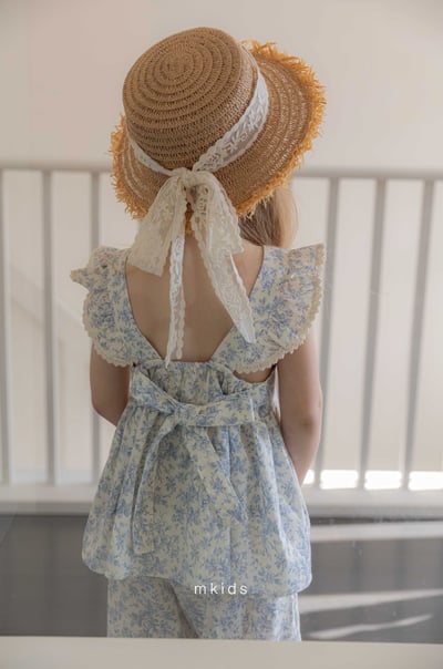 M-KIDS16｜(65-115cm) 摺邊綁帶套裝6