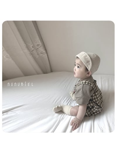 NUNU BIEL29｜(65-115cm) 棋盤格子褲17