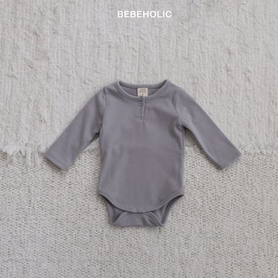 Bebe holic44｜(3m-18m) 基本款素面包屁衣4