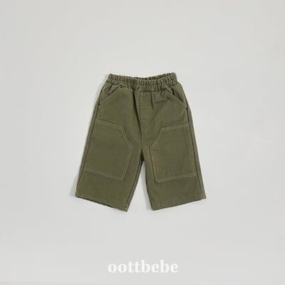 Oottbebe68｜(1y-7y)   日系復古拼接褲4