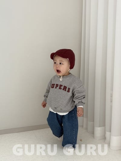 GURU GURU03｜(~1y-6y) 2色英字休閒上衣12