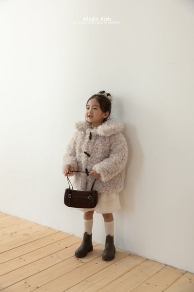 ALADIN09｜(75cm-114cm) 毛茸茸牛角扣外套17