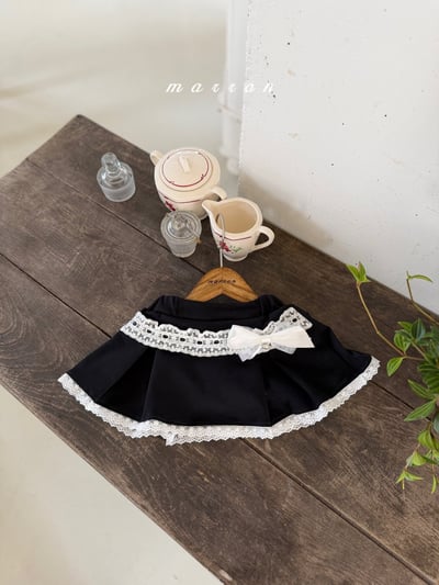 Marron18｜(1y-6y) 蝴蝶結蕾絲褲裙8