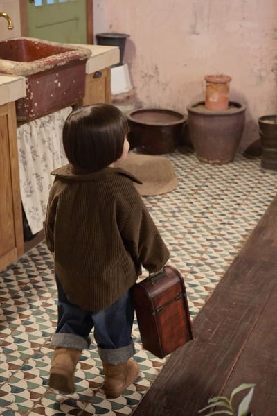 onu 32｜(70cm-115cm) 簡約燈芯絨襯衫夾克25