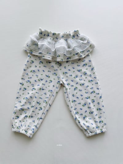 Azalea22｜(85-125cm) 小碎花餅蕾絲褲5