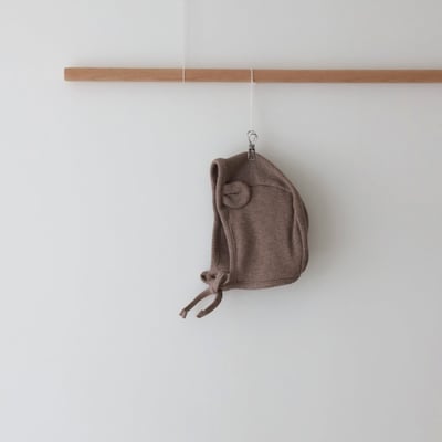 LEMONADE06｜(55cm-85cm) 2色小熊條紋包屁連身衣含帽子13