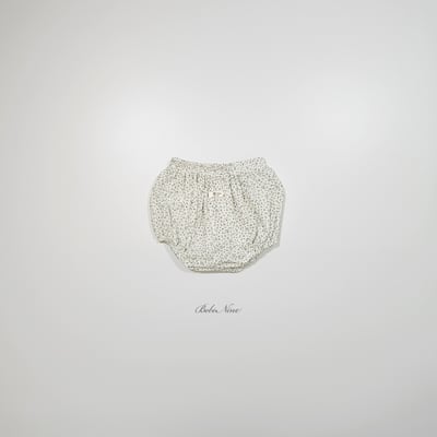 bebe nine10  (6m-24m) 4色可愛小碎花包屁褲9