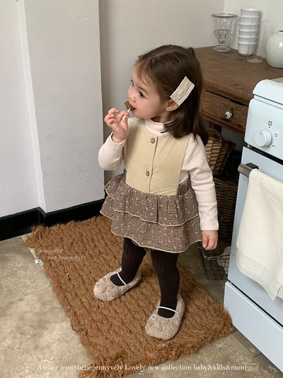 JE 615｜(73-100cm)  蛋糕裙連身包屁衣7