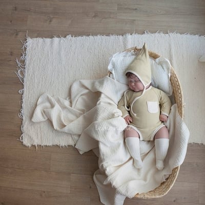 LEMONADE20｜(55cm-85cm) 3色撞色口袋包屁衣含帽子14