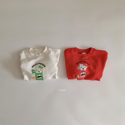 Fondue 25｜(75cm-120cm)  洋芋片Hello Kitty上衣2