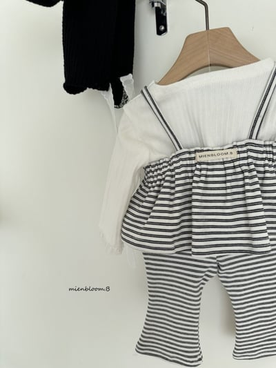 Bloom.b32｜(0m-7y) 細肩條紋小喇叭褲11