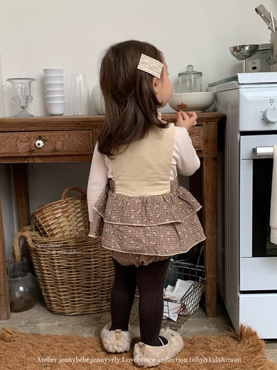 JE 615｜(73-100cm)  蛋糕裙連身包屁衣4