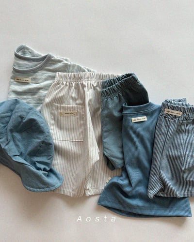 AOSTA19｜(6m-5y) 4款拼色條紋上衣11