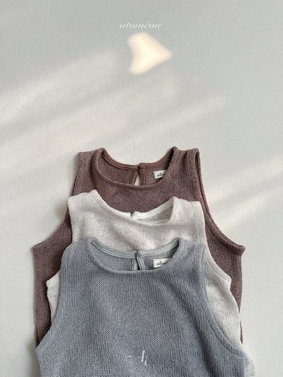Atomeme16｜(70-110) 小鐵標針織背心2