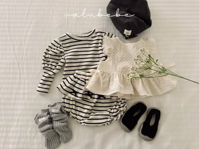 Valubebe22｜(65-90) 荷葉袖邊背心10