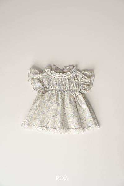 ROA09｜(6m-18m) 2色浪漫荷葉袖上衣4