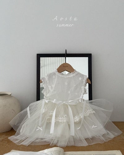 AOSTA62｜(Free) 2款蕾絲花刺繡背心14