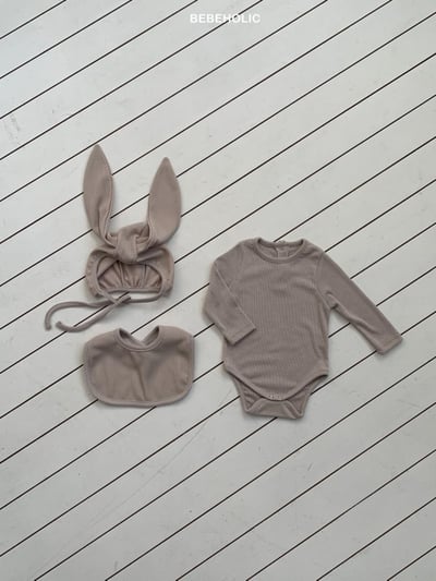 Bebe holic29｜(3m-18m) 小兔寶寶包屁衣套裝10