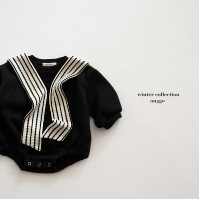 anggo33｜(3m-12m) 領結設計包屁衣5